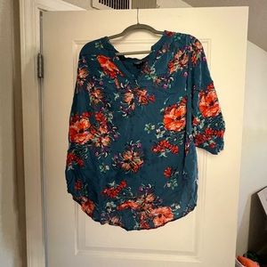 Torrid floral shirt 3